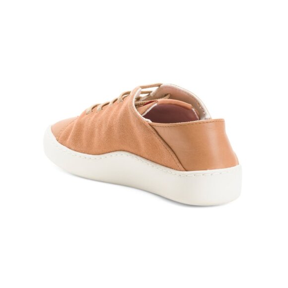 CAMPER Beige Leather Lace Up Sneakers - Picture 2 of 2